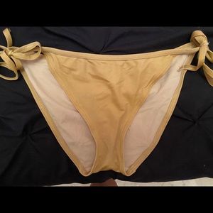 Gold bottom bikini